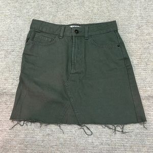 ARMY GREEN MINI SKIRT